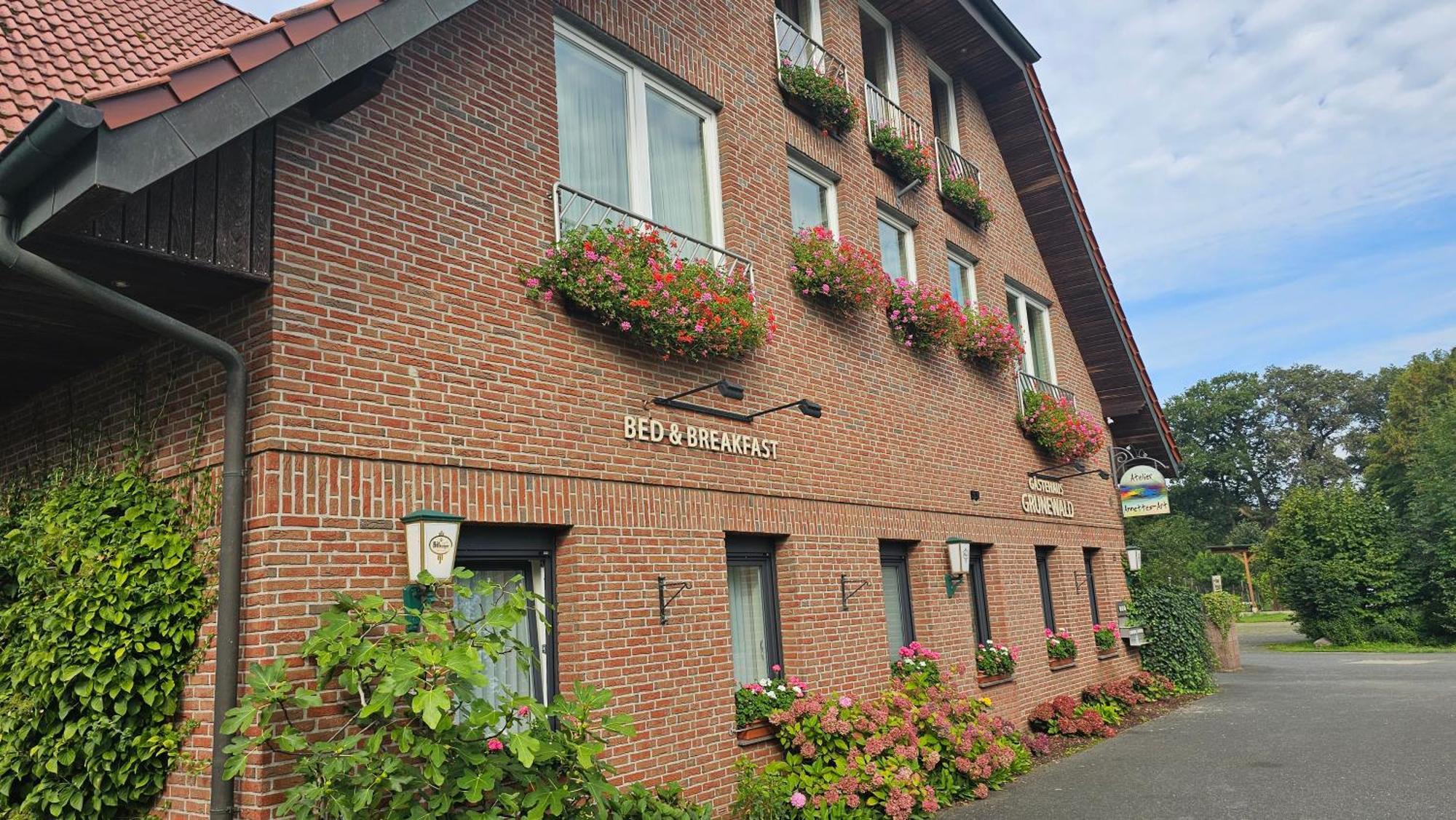 Gaestehaus Grunewald Bed & Breakfast Heiden Exterior foto